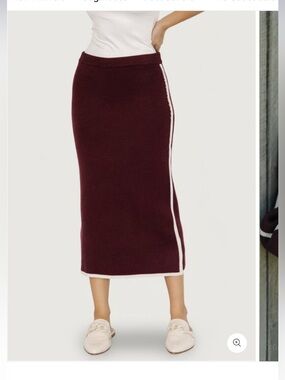 NWT Baltic Born Ava Knit Midi Skirt